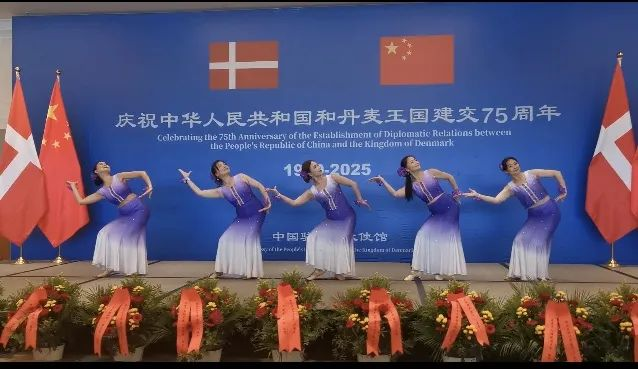 民族舞蹈。中國駐丹麥大使館供圖